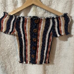 Adorable off the shoulder top